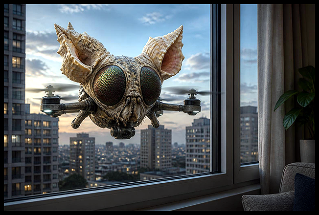 An insect-inspired 'Horsefly' drone designed for stealthy observation.